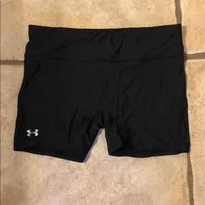 Under Armor black workout shorts
